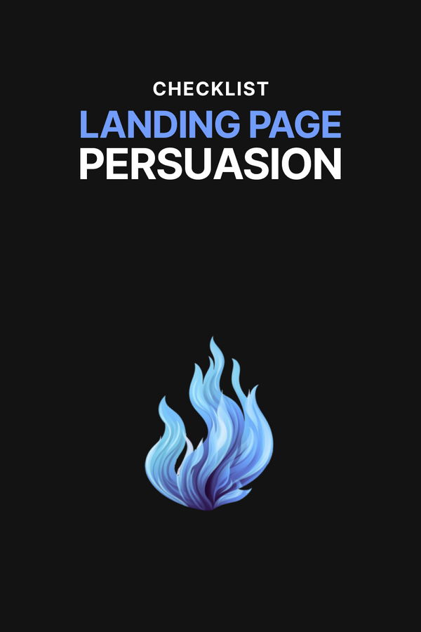 Landing Page Persuasion - Checklist